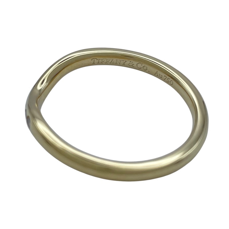 ティファニー TIFFANY＆CO カーブドリング ゴールド Au750 ジュエリー