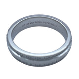 ティファニー TIFFANY＆CO Tナローリング ホワイトゴールド Au750 ジュエリー