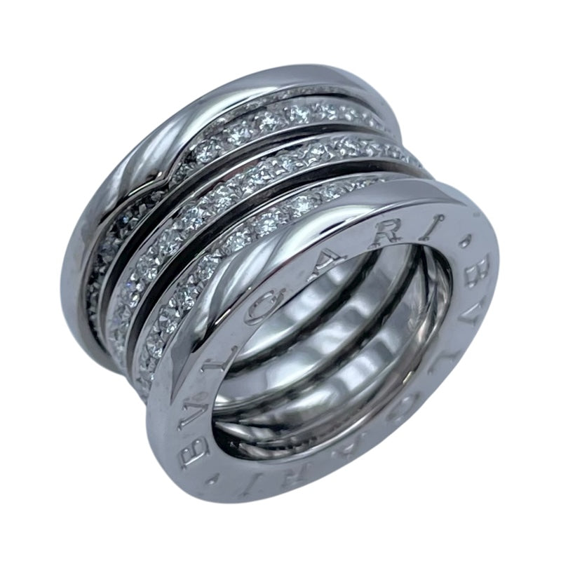 ブルガリ BVLGARI ビーゼロワンリング4バンド(M) ホワイトゴールド 750 ジュエリー