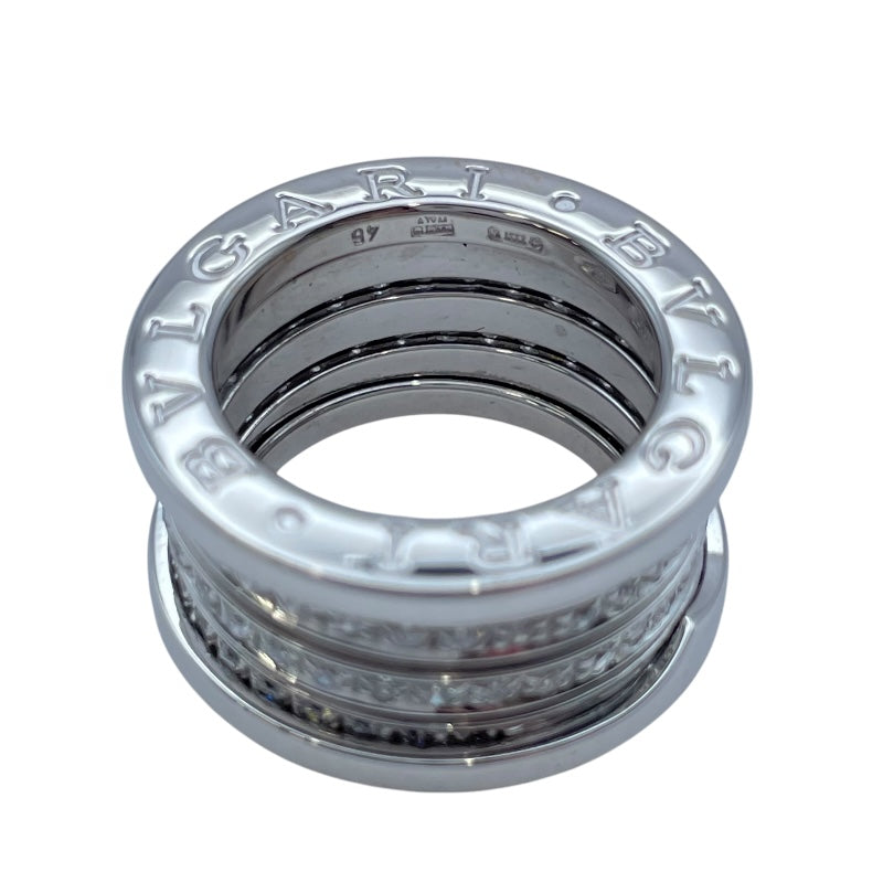 ブルガリ BVLGARI ビーゼロワンリング4バンド(M) ホワイトゴールド 750 ジュエリー