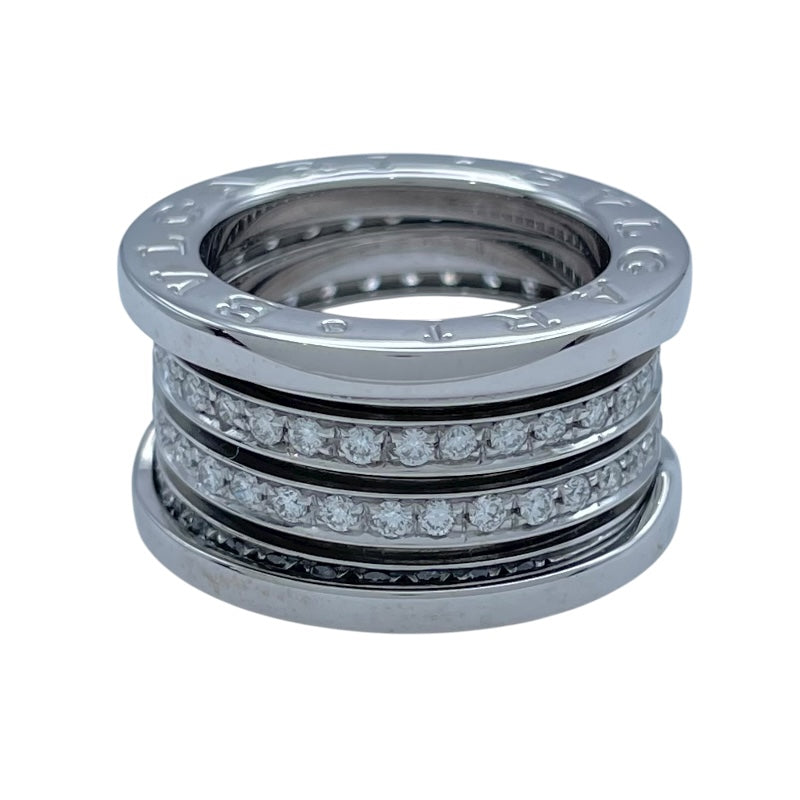 ブルガリ BVLGARI ビーゼロワンリング4バンド(M) ホワイトゴールド 750 ジュエリー