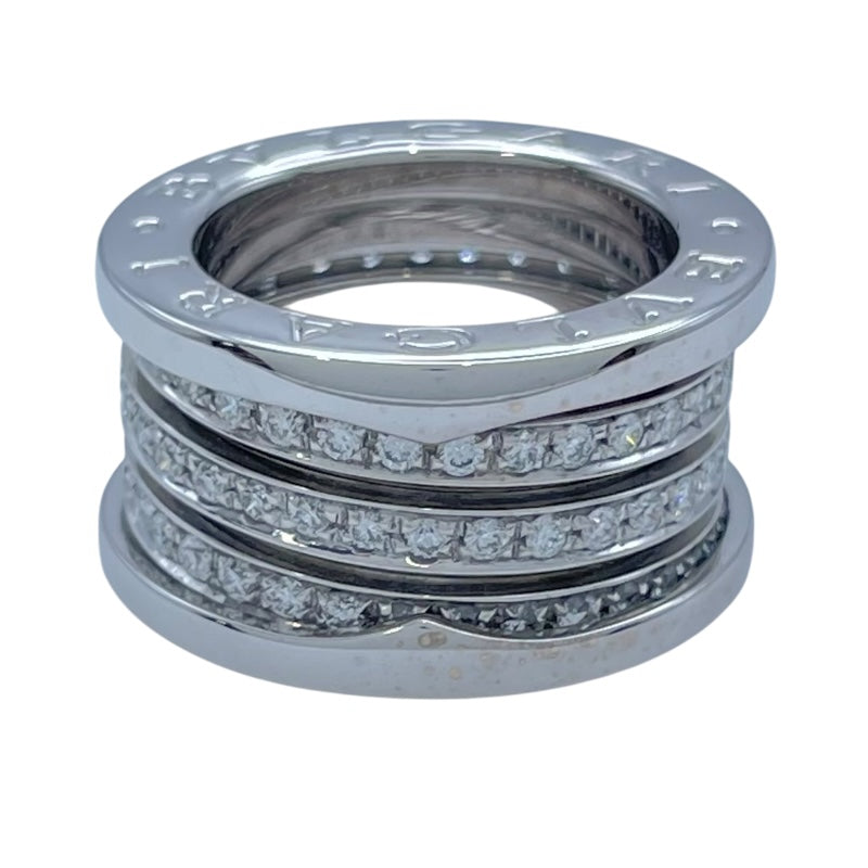 ブルガリ BVLGARI ビーゼロワンリング4バンド(M) ホワイトゴールド 750 ジュエリー