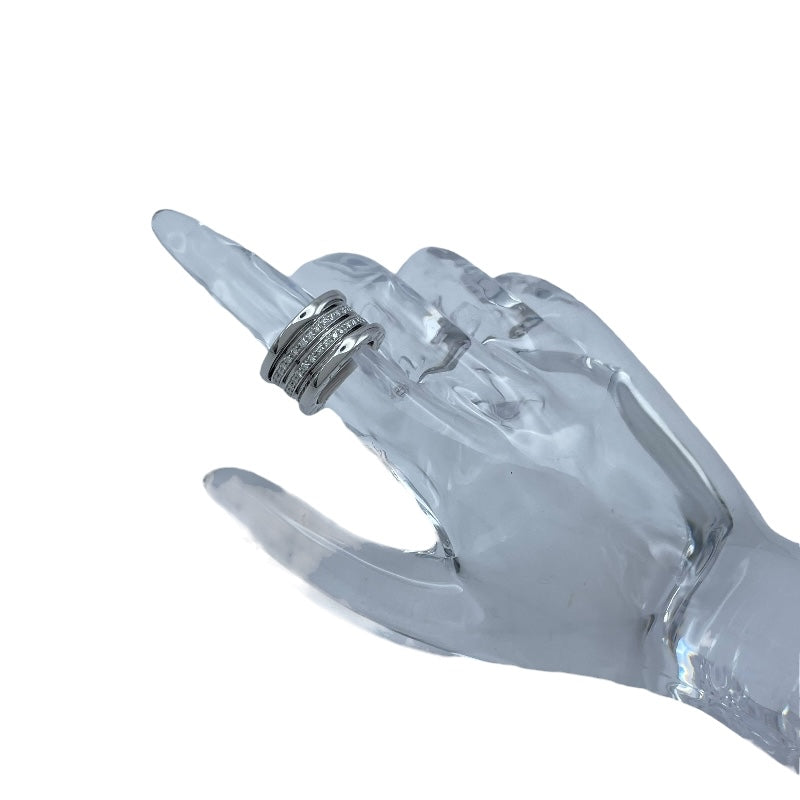 ブルガリ BVLGARI ビーゼロワンリング4バンド(M) ホワイトゴールド 750 ジュエリー