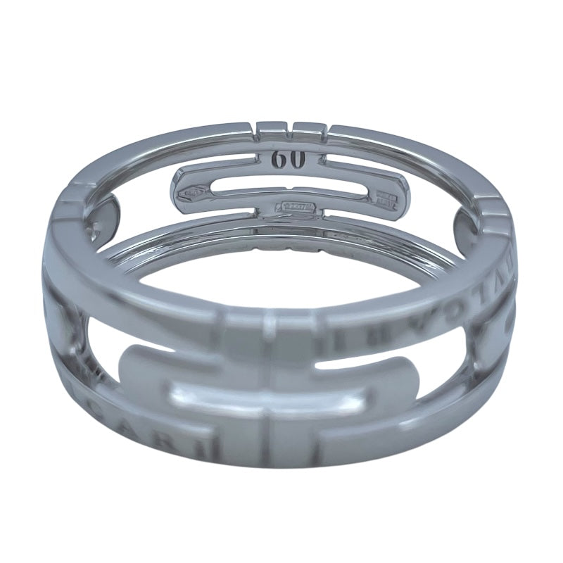 ブルガリ BVLGARI オープンパレンテシリング ホワイトゴールド 750 ジュエリー