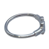 ティファニー TIFFANY＆CO Tワイヤーダイヤリング ホワイトゴールド Au750 ジュエリー