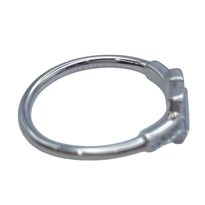 ティファニー TIFFANY＆CO Tワイヤーダイヤリング ホワイトゴールド Au750 ジュエリー