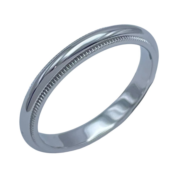 ティファニー TIFFANY＆CO ミルグレインリング プラチナ Pt950 ジュエリー