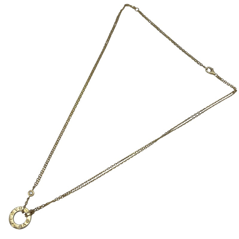 カルティエ Cartier ラブサークルダイヤネックレス ゴールド 750 ダイヤモンド ジュエリー
