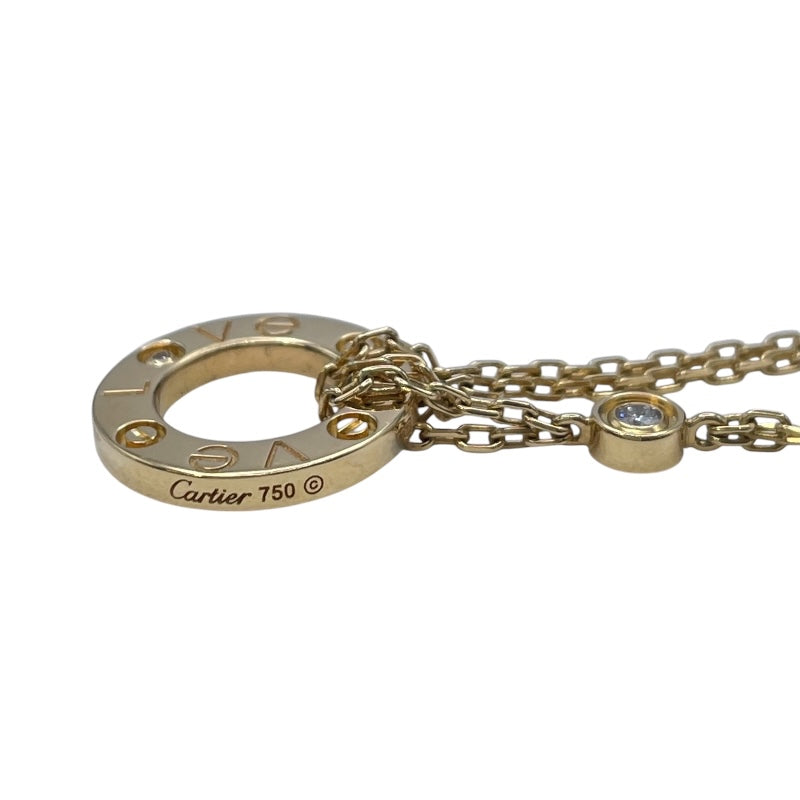 カルティエ Cartier ラブサークルダイヤネックレス ゴールド 750 ダイヤモンド ジュエリー