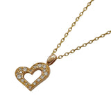 ピアジェ PIAGET ライムライトハートネックレス ピンクゴールド Au750 ジュエリー