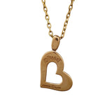 ピアジェ PIAGET ライムライトハートネックレス ピンクゴールド Au750 ジュエリー