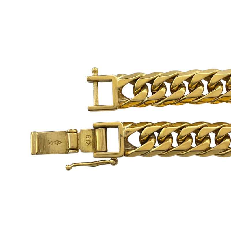 喜平6面Wネックレス ゴールド K18 ジュエリー