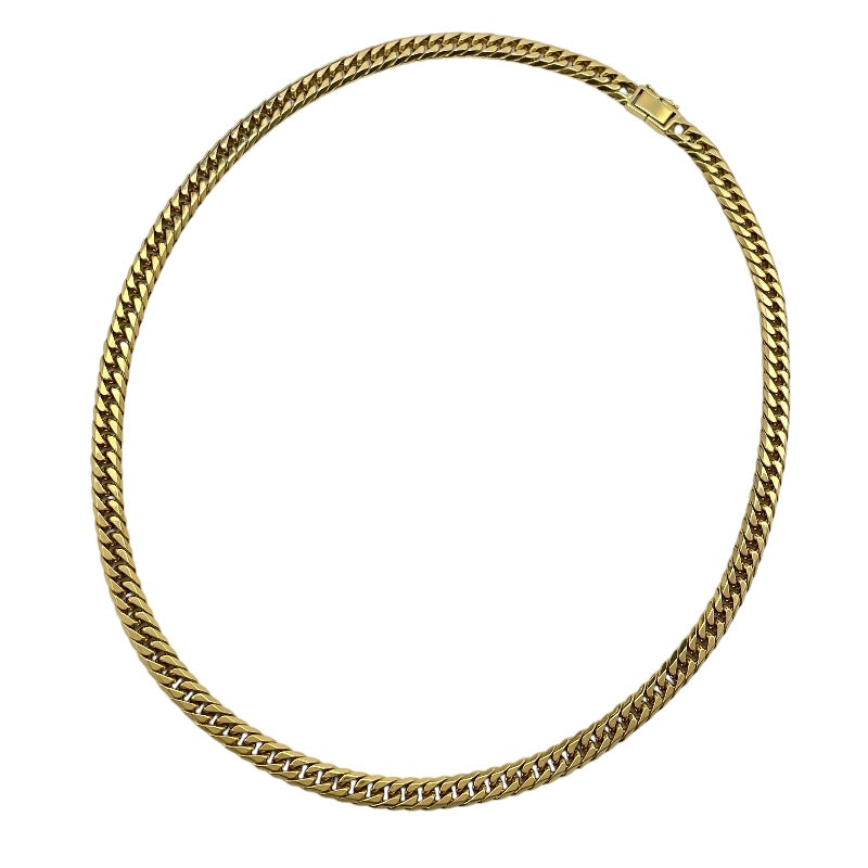 喜平6面Wネックレス ゴールド K18 ジュエリー