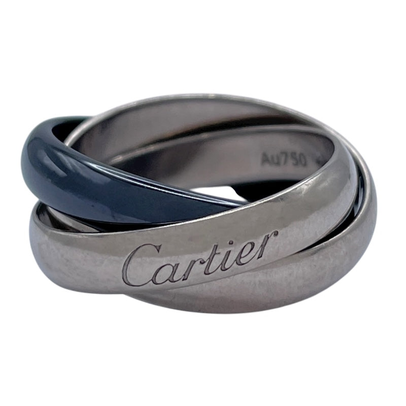カルティエ Cartier トリニティリング ホワイトゴールド Au750 ジュエリー