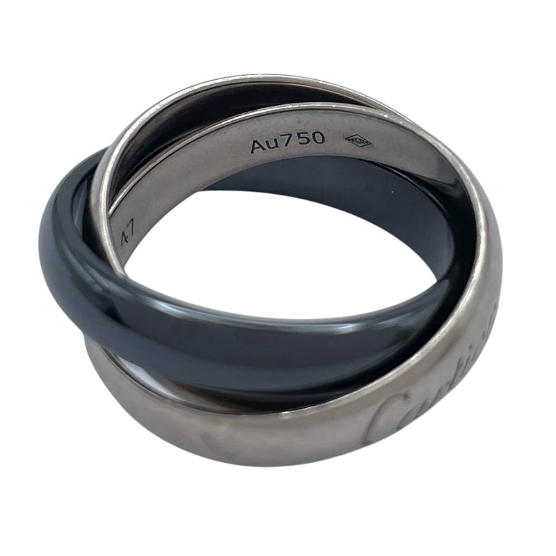 カルティエ Cartier トリニティリング ホワイトゴールド Au750 ジュエリー