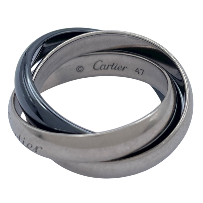カルティエ Cartier トリニティリング ホワイトゴールド Au750 ジュエリー