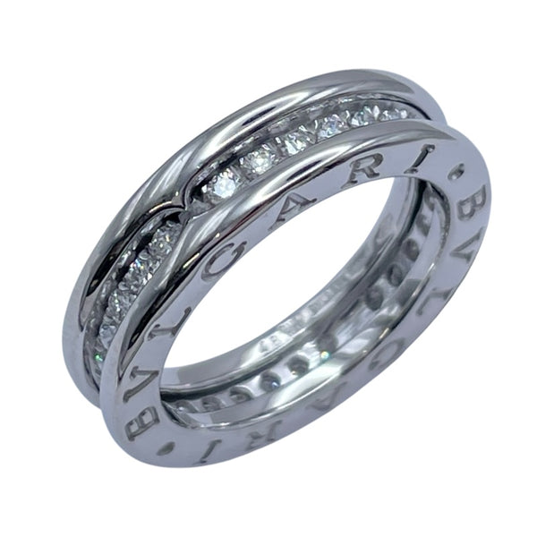 ブルガリ BVLGARI ビーゼロワンリング1バンド(XS) ホワイトゴールド 750 ジュエリー