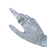 ブルガリ BVLGARI ビーゼロワンリング1バンド(XS) ホワイトゴールド 750 ジュエリー