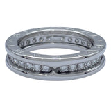 ブルガリ BVLGARI ビーゼロワンリング1バンド(XS) ホワイトゴールド 750 ジュエリー