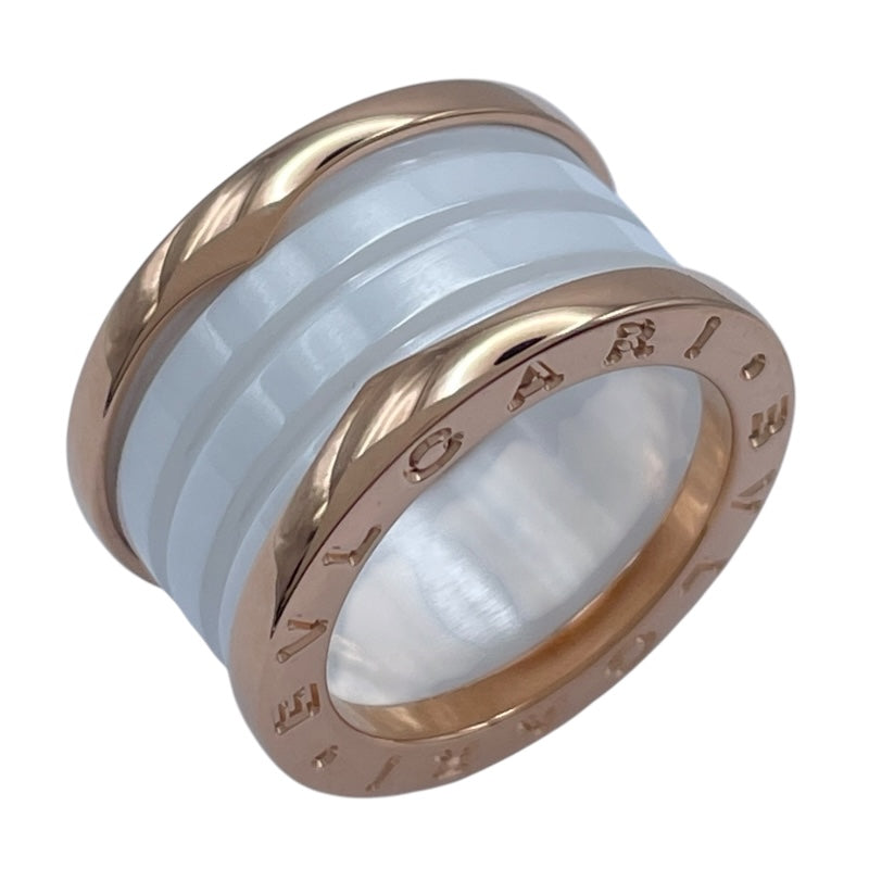 ブルガリ BVLGARI ビーゼロワンリング4バンド(M) ピンクゴールド Au750 ジュエリー