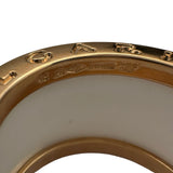 ブルガリ BVLGARI ビーゼロワンリング4バンド(M) ピンクゴールド Au750/セラミック ホワイトセラミック ジュエリー