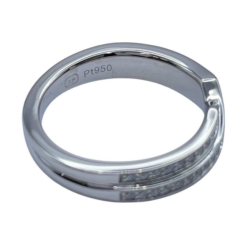 ハリーウィンストン HARRY WINSTON ツーロウリング プラチナ Pt950 ジュエリー