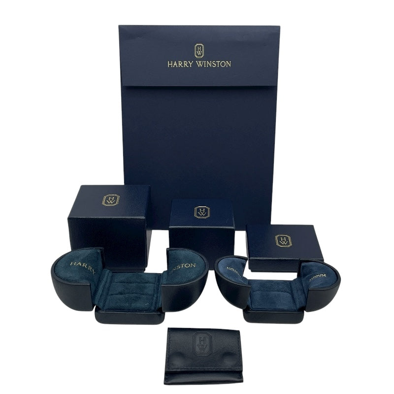 ハリーウィンストン HARRY WINSTON ツーロウリング プラチナ Pt950 ジュエリー