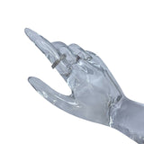 ハリーウィンストン HARRY WINSTON ツーロウリング プラチナ Pt950 ジュエリー