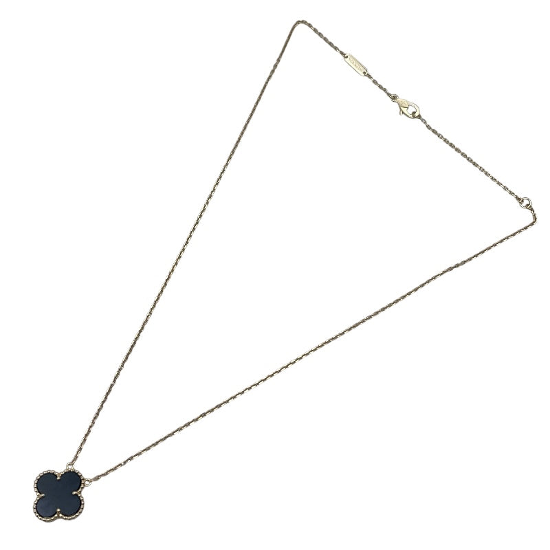 ヴァンクリーフ＆アーペル Van Cleef & Arpels ヴィンテージアルハンブラネックレス ゴールド Au750 オニキス ジュエリー