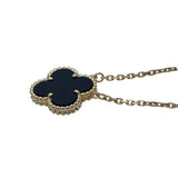 ヴァンクリーフ＆アーペル Van Cleef & Arpels ヴィンテージアルハンブラネックレス ゴールド Au750 オニキス ジュエリー
