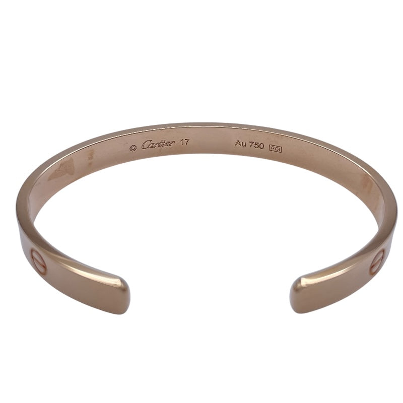 カルティエ Cartier オープンラブブレス ピンクゴールド Au750 ジュエリー