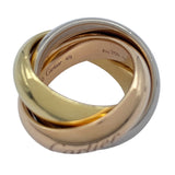 カルティエ Cartier トリニティリング ゴールドxピンクゴールドxホワイトゴールド Au750 ジュエリー