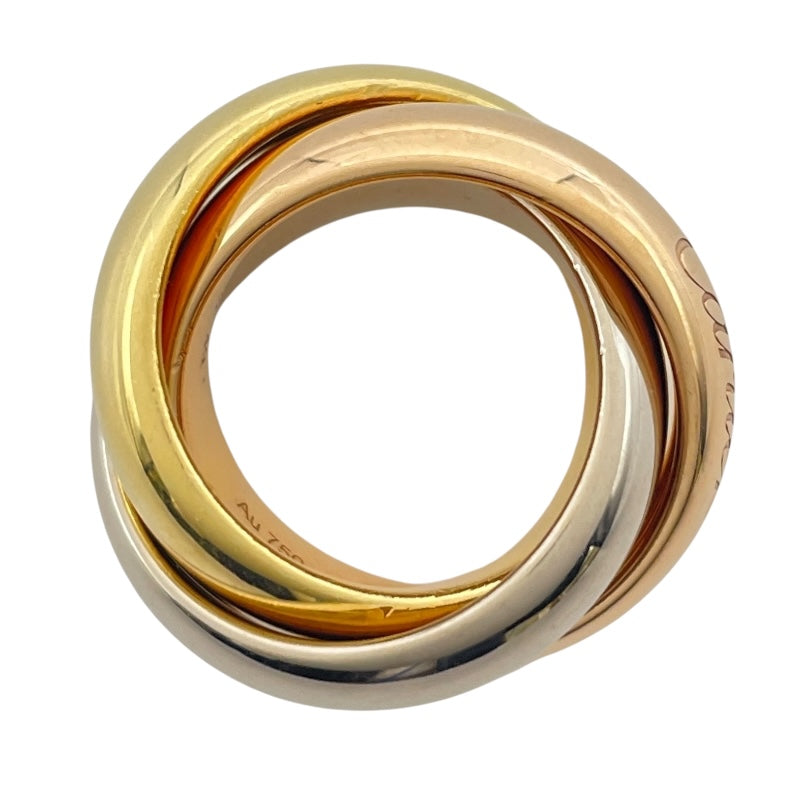 カルティエ Cartier トリニティリング ゴールドxピンクゴールドxホワイトゴールド Au750 ジュエリー