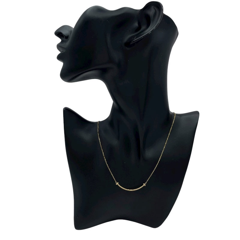 ティファニー TIFFANY＆CO Tスマイルネックレススモール ゴールド Au750 ジュエリー