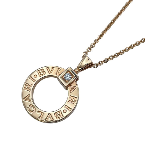 ブルガリ BVLGARI ブルガリブルガリネックレス ピンクゴールド Au750 ジュエリー