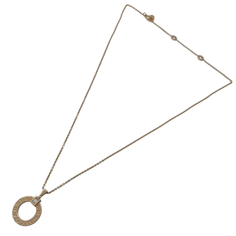 ブルガリ BVLGARI ブルガリブルガリネックレス ピンクゴールド Au750 ジュエリー