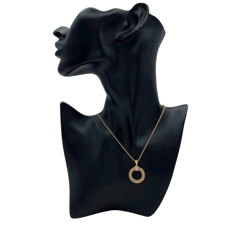 ブルガリ BVLGARI ブルガリブルガリネックレス ピンクゴールド Au750 ジュエリー