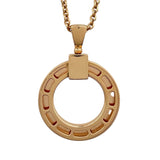 ブルガリ BVLGARI ブルガリブルガリネックレス ピンクゴールド Au750 ジュエリー