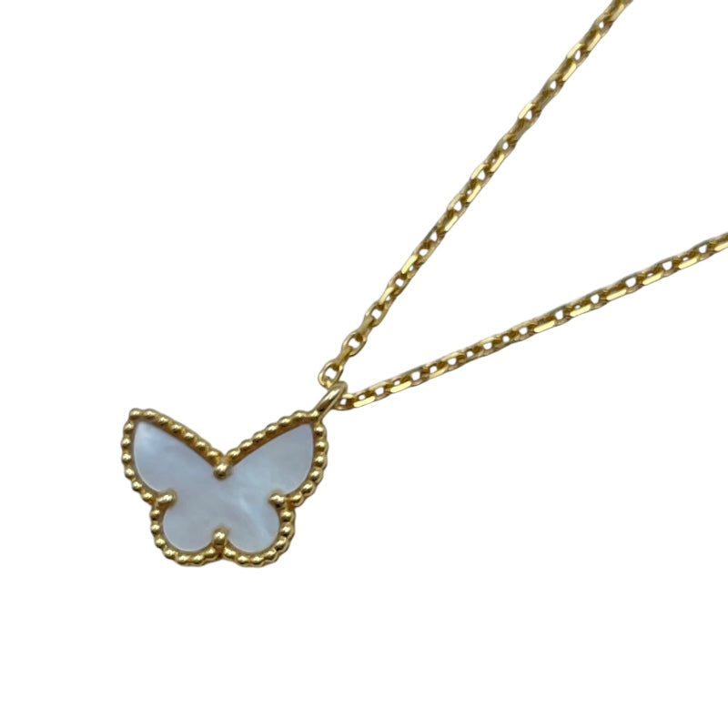 ヴァンクリーフ＆アーペル Van Cleef & Arpels スウィートアルハンブラパピヨンネックレス ゴールド Au750 ジュエリー