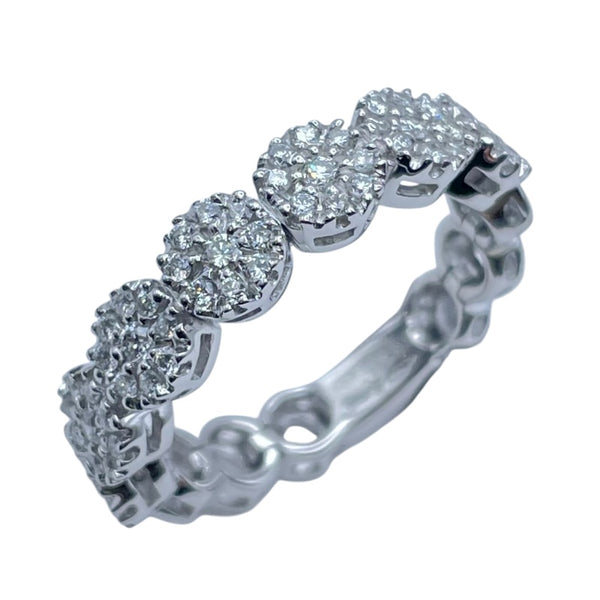 ダミアーニ DAMIANI クリスタルリング ホワイトゴールド 750 ジュエリー