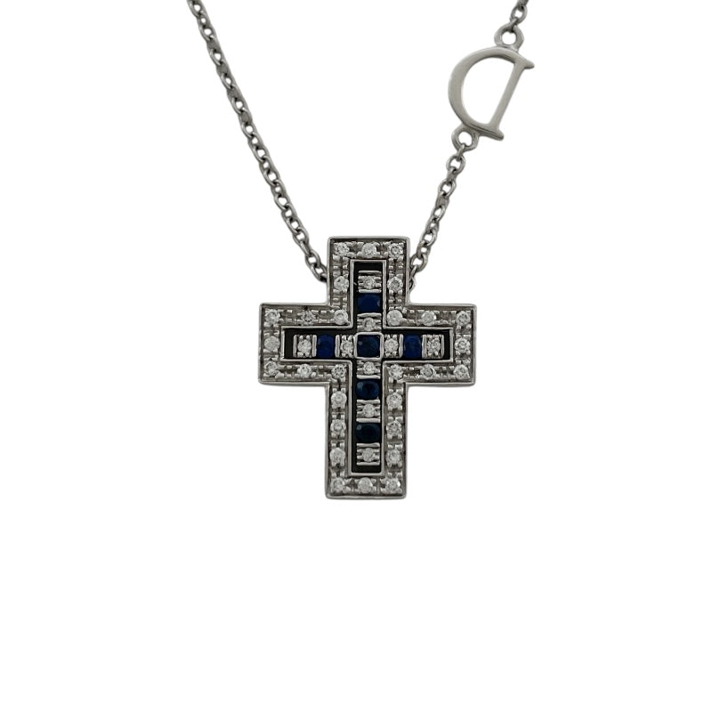 ダミアーニ DAMIANI ベルエポックネックレス XXS ホワイトゴールド Au750 サファイア ジュエリー