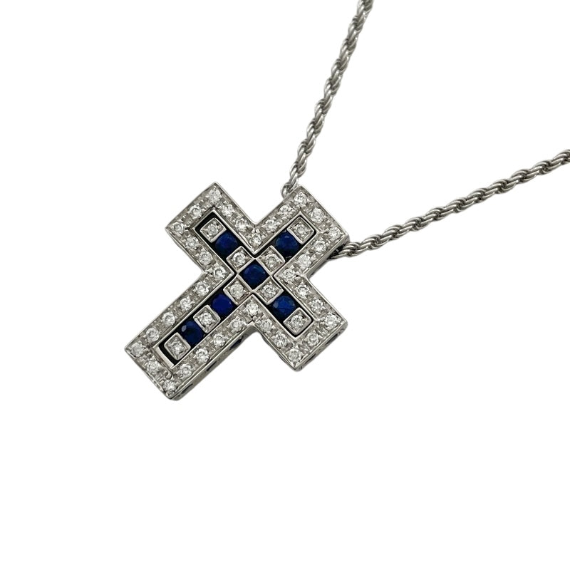 ダミアーニ DAMIANI ベルエポックネックレス S ホワイトゴールド Au750 サファイア ジュエリー