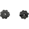 ダミアーニ DAMIANI ベルエポックスクエアピアス ホワイトゴールド 750 ブラックダイヤモンド ジュエリー