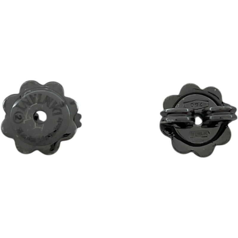 ダミアーニ DAMIANI ベルエポックスクエアピアス ホワイトゴールド 750 ブラックダイヤモンド ジュエリー