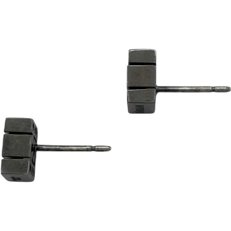 ダミアーニ DAMIANI ベルエポックスクエアピアス ホワイトゴールド 750 ブラックダイヤモンド ジュエリー