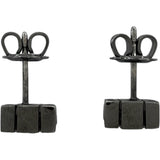 ダミアーニ DAMIANI ベルエポックスクエアピアス ホワイトゴールド 750 ブラックダイヤモンド ジュエリー