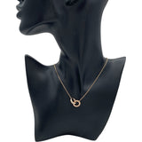 カルティエ Cartier ラブサークルネックレス ピンクゴールド 750 ダイヤモンド　 ジュエリー