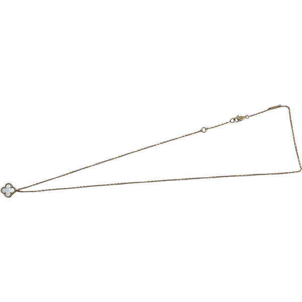 ヴァンクリーフ＆アーペル Van Cleef & Arpels スウィートアルハンブラネックレス ゴールド Au750 マザーオブパール ジュエリー