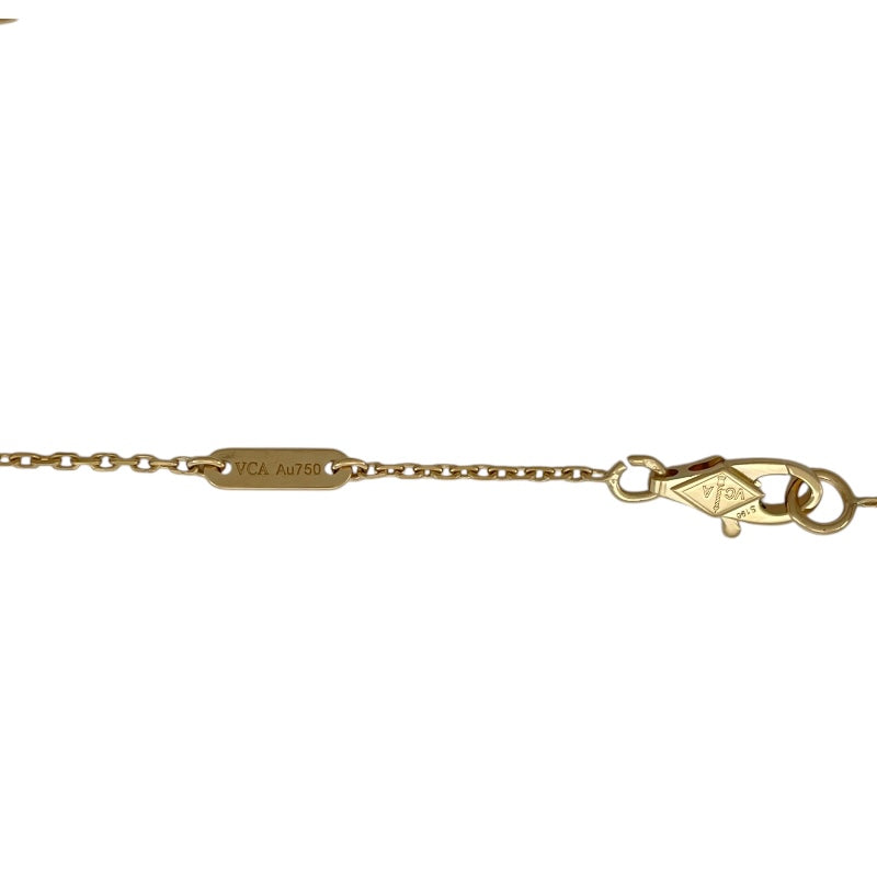 ヴァンクリーフ＆アーペル Van Cleef & Arpels スウィートアルハンブラネックレス ゴールド Au750 マザーオブパール ジュエリー