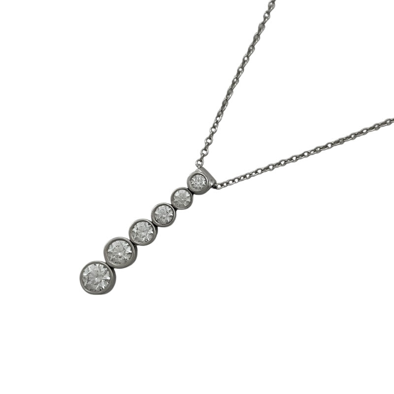 ティファニー TIFFANY＆CO ジャズドロップネックレス プラチナ Pt950 ダイヤモンド ジュエリー